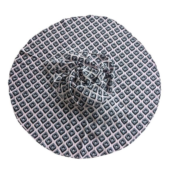 DIANE VON FURSTENBERG Purple Gray Keyhole Geometric Drop Waist Mini Dress Sz 0 - Picture 5 of 10